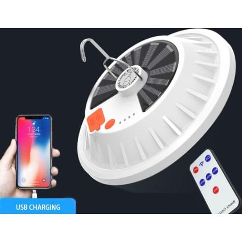 1/2/3Pcs Solar LED Camping Light USB Rechargeable Bulb Mobile Power Bank For Outdoor Tent Lamp Portable Lantern Emergency Lights