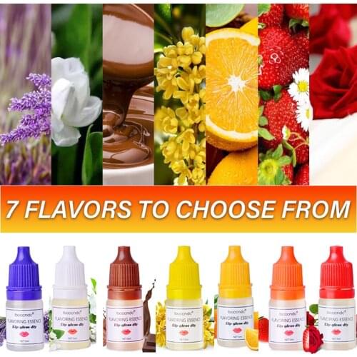 1PC 5ml Natural Flavor Oil For Handmade Cosmetic Lip Gloss Base Lipgloss DIY Food Grade Fragrance Flavoring Essential Oil TSLM1