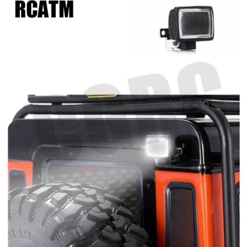 1pcs Spotlight Taillight For 1/10 Rc Crawler Car Trx4 Bronco Axial 90046 90047 Jeep Wrangler