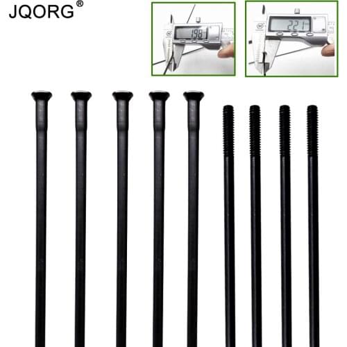 24 Pcs/Lot Material T302+ Stainless Steel Black Bicycle Spokes Pillar PSR14 2.0mm Straight Pull Bike Spokes Head Diameter 2.2mm