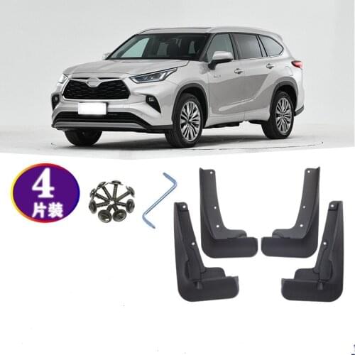For Toyota Highlander 2021-2022 high-quality mudguard, splash-proof and anti-fouling, body protection, mudguard, car Accessories