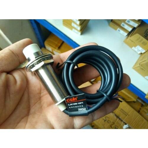 Brand new original authentic C-Lin LJA18M-10P1 DC three-wire PNP normally open inductive proximity switch