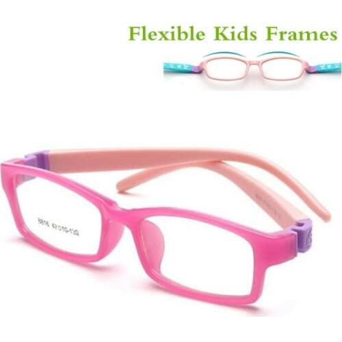 Bendable No Screw Kids frame glasses Boy Child glasses Flexible Children frames eyewear TR90 Optical glass 8816 for 5-10 yearold