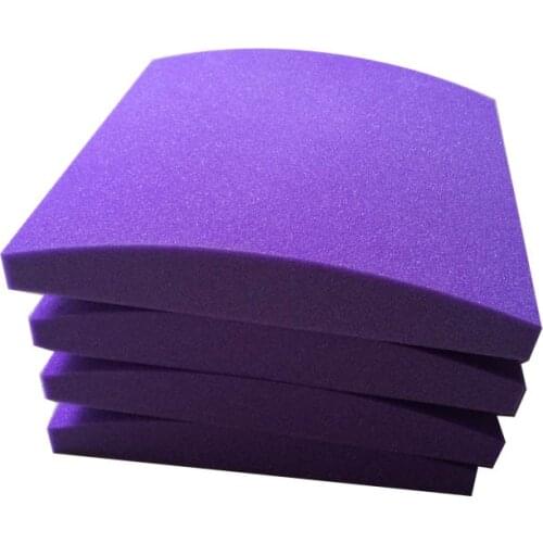 Good Price 4 pcs Studio Foam Arch Purple Acoustic Sponge for Movie Theater Specialized Foam Manufacturers