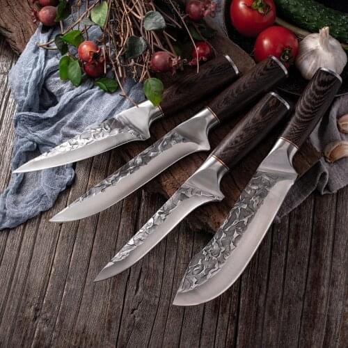Forged slaughter boning knife stainless steel outdoor professional cleaver Knife fish knife kitchen Tools