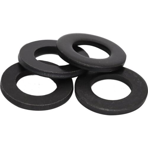 M14 M16 M14*27*2 M14x27x2 M16*30*3.5 M16x30x3.5 8.8 Grade Black Carbon Steel O Ring Spacer Gasket Shim Round Flat Washer