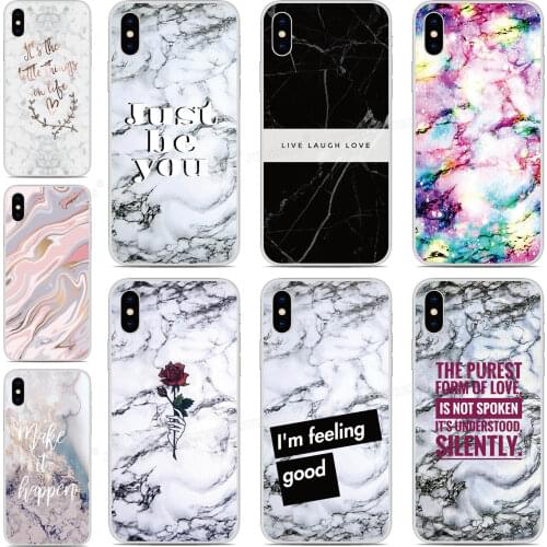 Marble Quote Soft TPU Phone Case For Wiko Y81 Y61 Y80 Y70 Y60 Y50 Sunny 5 View 5 Plus 4 3 Pro Wim Lite U Feel Prime Cover