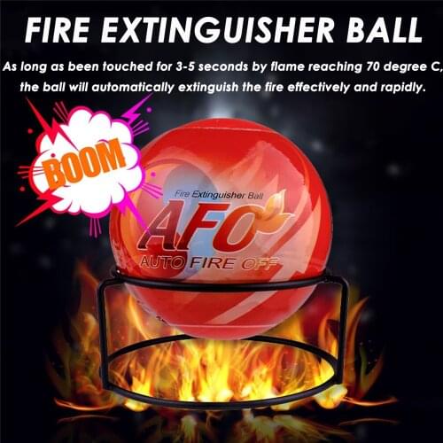 Fire Extinguisher Ball 0.5KG Automatic Dry Powder Car Fire Extinguisher For Car House Fire Suppression Device With Mount Bracket