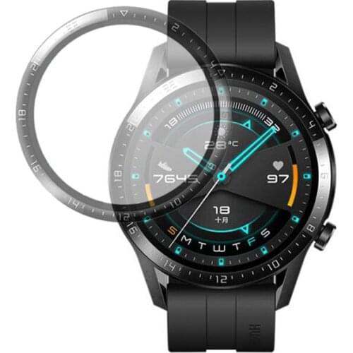 3D Curved Edge Soft Clear Protective Film Full Cover For Huawei Watch GT 2 46mm GT2 Smartwatch LCD Screen Protector (Not Glass)