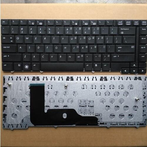 New US Laptop Keyboard For HP elitebook 8440P 8440W English black