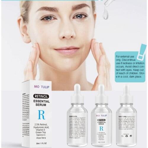30ML Retinol Facial Serum VE Powerful Moisturizing Anti Aging Serum VC Whitening Anti Wrinkle Firming Face Skin Care
