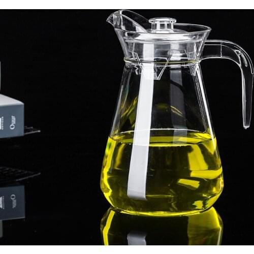 PC Acrylic Decanter Juices Kettle Transparent Water Jar Beverage Bottle Container Plastic Cold Milk Drink Bar Barware 1L/1.5L/2L