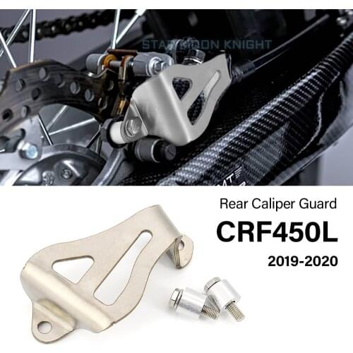 Fit For HONDA CRF450L CRF 450 L CRF 450L 2019 - 2020 Motorcycles Accessories Rear Brake Caliper Guard Protector Protection Cover