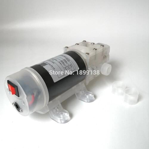 DC 12v 80w 13L/Min self priming pump automatic pressure control food grade transfer pump for wine milk G1/2