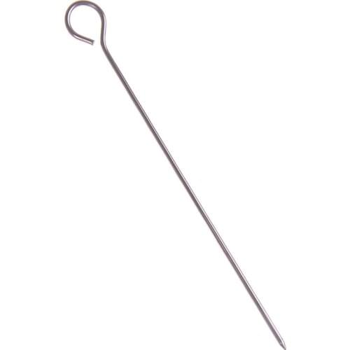 10pcs Outdoor Camping Picnic Meat Goose Round Roast Skewers Stick Stainless Steel BBQ Needle Barbeque Skewers Kitchen Utensils