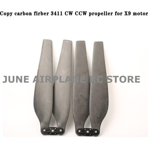 FOC folding propeller CW CCW 3411 for hobbywing X9 motor for agricultural drone