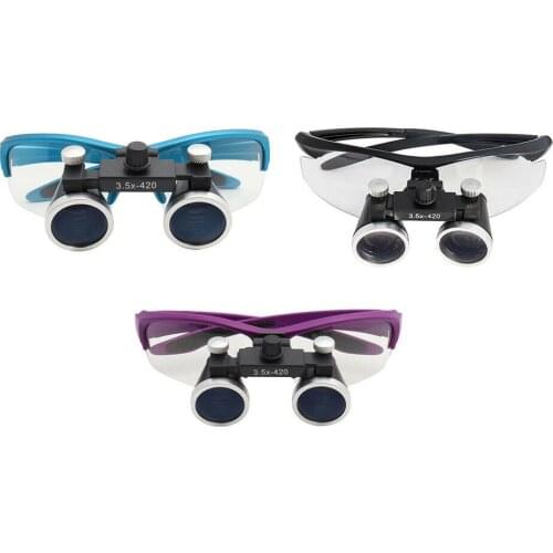 2.5X/3.5X420mm Dental Loupe Dental Lab Medical Loupe Magnification Binocular Dental Magnifier Surgery Surgical Magnifier