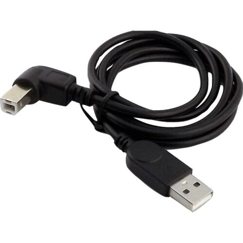 1pc 1M/3FT USB 2.0 Type A Male to USB 2.0 B Male Plug Scanner Printer Connector Cable Cord UP/Down/Left/Right Angle