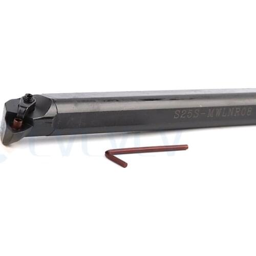 1Pcs S16Q-MWLNR08 Internal Turning Tools Holder S18Q S20R S25S-MWLNL08 Boring Cutter CNC lathe Bar Use for WNMG Carbide Insert