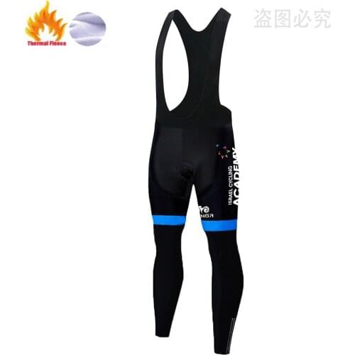 2020 ACADEMY Winter pants Cycling Long Pants Cycling Pants 12D pad Thermal Fleece MTB Bike Bicycle Racing ciclismo invierno