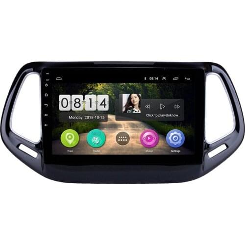 BF Bingfan 4 Core Car Navigation System Bluetooth GPS WIFI SWC Car Radio Stereo for JEEP Compass 2017-2019 10.1 inch