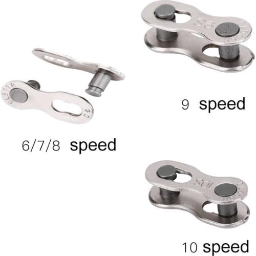 5 Pairs Bike Chains Links Mountain Road Bike Bicycle Chain Connector 6/7/8/9/10/ Speed Quick Master Link Joint Chain Pin
