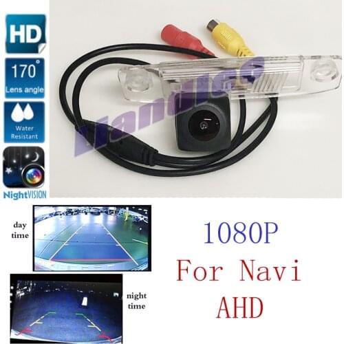 Car Rear Camera Big CCD Night View Backup Reverse AHD Vision 1080 720 For Lancia Thema 2011~2014 RCA WaterPoof CAM