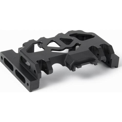 Center Gear Box Mount Holder Base CNC Aluminum Skid Plate with Screws for TRX4 TRX-4 1/10 RC Crawler Car