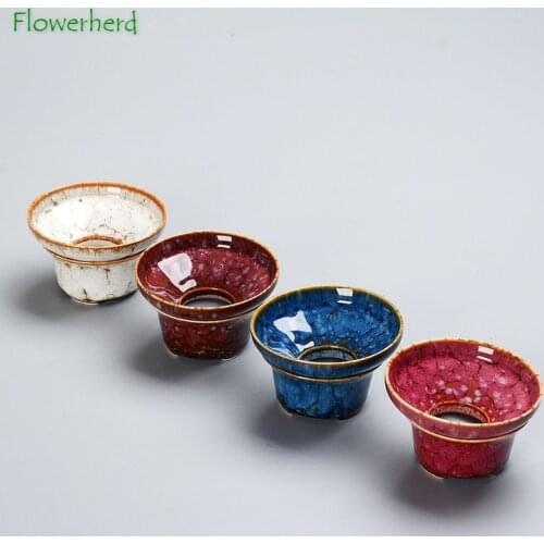 Ceramic Tea Strainers Teaware Tea Set Accessories Kung Fu Tea Cup Strainer Saucer Strainer Tea Filter Tea Infusers