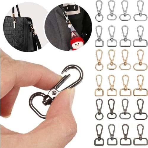 5Pcs Hot Sale 13/15/20/25mm Metal Bags Strap Buckles Lobster Clasp Collar Carabiner Snap Hook DIY Keychain Bag Part Accessories
