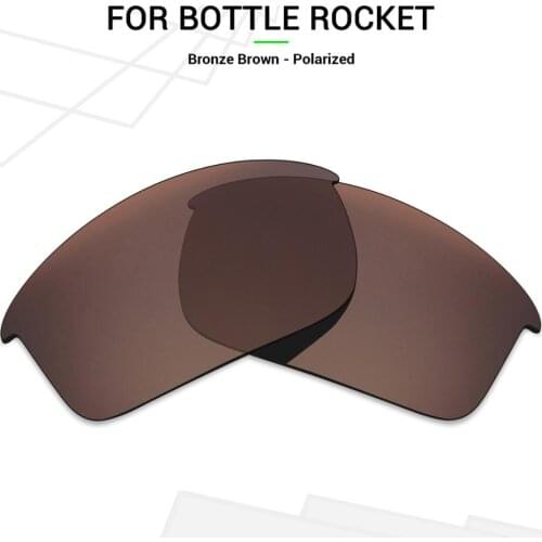 Mryok POLARIZED Replacement Lenses for Oakley Bottle Rocket Sunglasses Bronze Brown