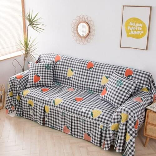 New Dust-proof Sofa Cover Blanket All Season Geometry Sofa Pad Fashion Dust Towel Blankets for Office Car Sofa Bedspread F8569