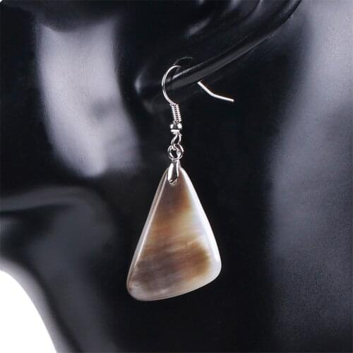 New Style Wholesale 3Pair/Lot Autumn and Winter New Creative Natural Shell Earrings Female SimpleCRetro Custom Earrings Hook