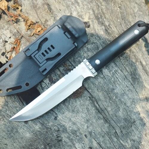New Kydex Sheath Tactical Knife 9CR18MOV Blade Outdoor Camping Survival Tool Military Hunt&Fishing Wilderness Self Defense EDC
