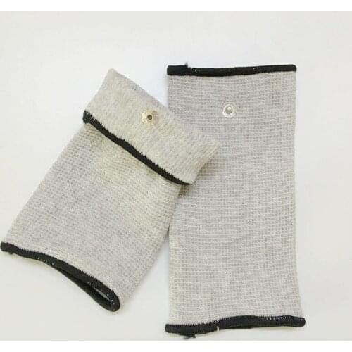 Drop ship 50 pair Silver fiber Electrode massage Wrist/knee/Socks,prevent rheumatism,electrode stimulation TENS/EMS accessories