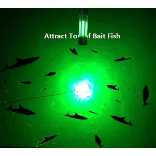 10w 30w 60w High Brightness 12V Green Underwater LED Lights Ice Fishing Jigs Crappie Bait Trout Fishing Lures for Sale