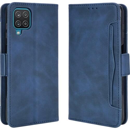 M32 Unique Leather Case Removable Card Slots Holder Cover For SAMSUNG Galaxy M32 6.4INCH M 32 4G Bumper Shockproof Wallet Bag