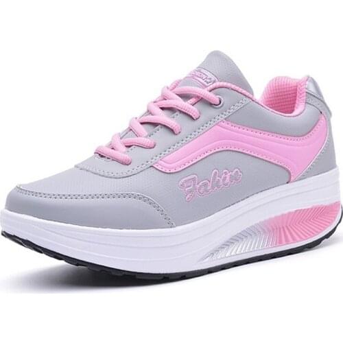 Women Running Shoes Breathable Leather Womens Sneakers 2020 Athletic Trainers Women Sports Shoes Size 35-40 #B2127