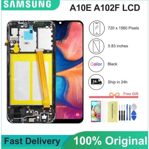 5.83" Original LCD For Samsung Galaxy A10e A102 A102D A102F A102U A102DS LCD Display Touch Screen Replacement A102F/DS Display