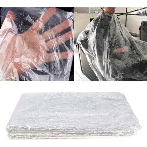 200 Pieces Disposable Hair Cutting Cape Gown Stylist Barber Shop