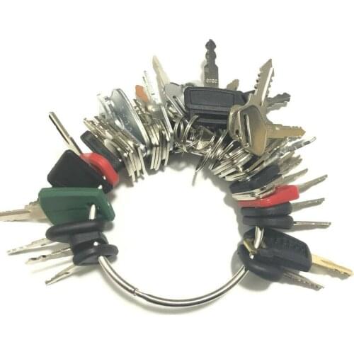 47pcs Heavy Equipment Key Construction Ignition Key Plant Key Starter Key