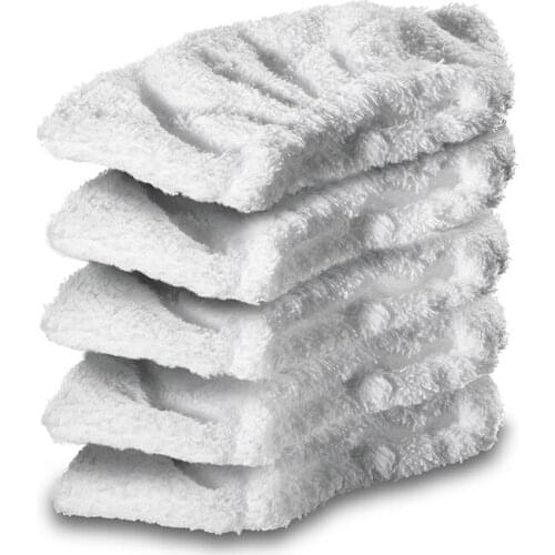 5 pcs KARCHER SC series steam cleaner parts microfiber cloth for KARCHER SC1/SC2/SC3/SC4/SC5 SC1475 SC1025 SC2.500 SC4.100
