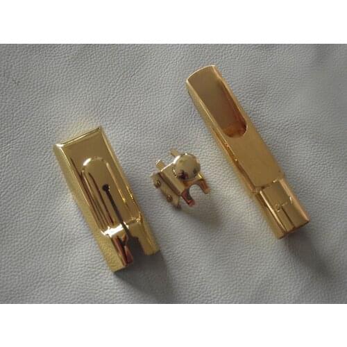 Alto Saxophone Metal mouthpiece ligature cap Gold plate 6# 7# 8# 9