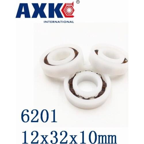 Axk 6201 Pom (10pcs) Plastic Ball Bearings 12x32x10mm Glass Balls 12mm/32mm/10mm