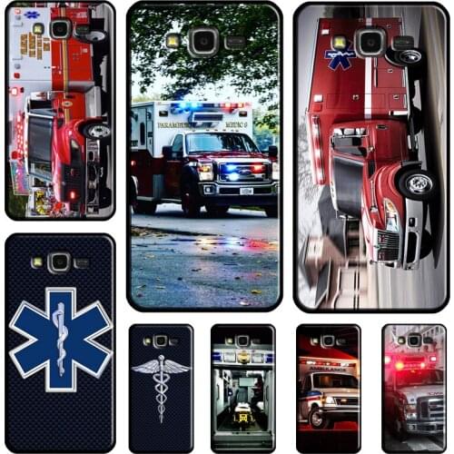 EMT EMS Ambulance Case For Samsung Galaxy J5 J7 J1 J3 2016 A5 A3 2017 J4 J6 J8 A7 A9 A6 A8 Plus 2018 Cover