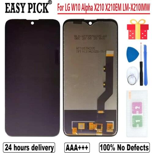 For LG W10 Alpha X210EM LM-X210IMW LCD Display Touch Screen Digitizer Assembly Free Tools