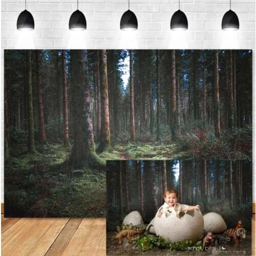 Photography Backdrop Forest Jungle Child Birthday Decor Banner Photo Background Newborns Studio Portraits Photoshoot Props4906