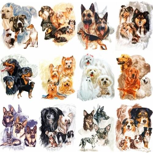 HUACAN Animal Diamond Embroidery Full Square Dog Painting Home Decoration Mosaic New Arrival Handmade