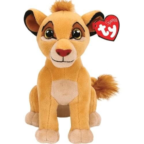 New 6 ''15CM Ty Beanie Stuffed Animals Lion Guard King Simba Plush Toys Collection Lion From The Lion King Doll Birthday Gift