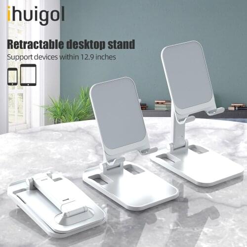 Ihuigol Mobile Phone Holder 4-12.9inches Stand For iPad Tablet Support For iPhone 11 XS Pro Xr 8 7 Samsung S10 OnePlus 7T Xiaomi
